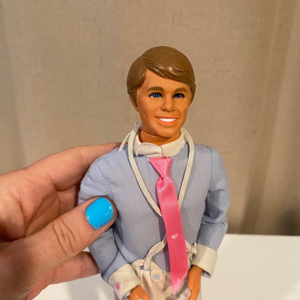 1984 Mattel Ken Doll Heart Family Dad 12" Doctor Outfit VintageVintage 1984 Hear